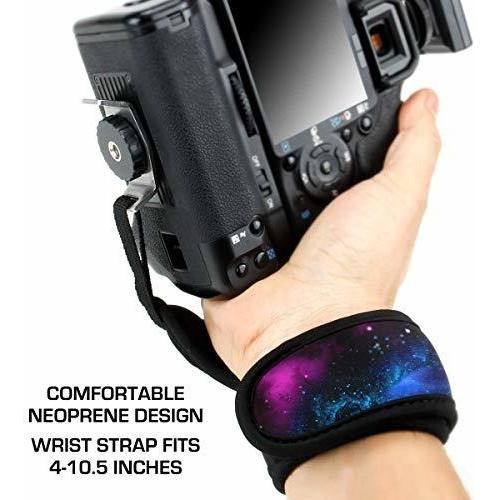 Imagen 4 de 5 de Correa De Mano Para Camara Profesional Estilo Galaxia Negro
