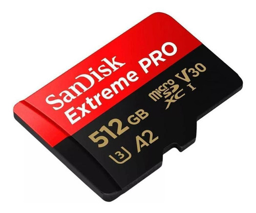 Cartão De Memória Sandisk Sdsqxcy-gn6ma Extreme Pro 512gb