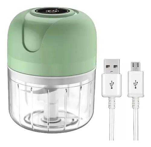 Cortador Triturador Eléctrico De Frutas Y Verduras Usb 