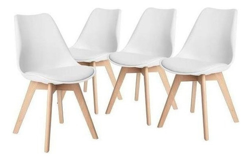 Cadeira de jantar Urban Design Urban Design DT-80, estrutura de cor  branco, 4 unidades