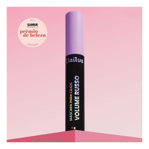Kit Máscara Cílios Efeito Boneca Volume Russo Rímel Dailus Preto
