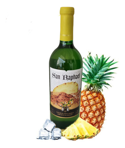 Cooler De Vinho Branco Com Suco De Abacaxi San Raphael