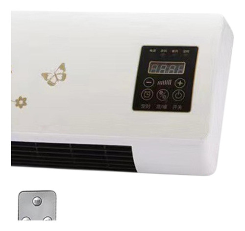 Aquecedor De Parede Pequeno, 2000w, Estampa De Borboleta