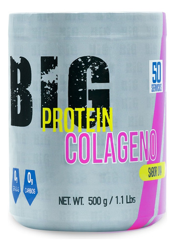 Colágeno Hidrolizado Big  500gr Varios Sabores 100 Servicios