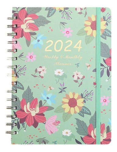Agenda Diaria /semanal/escolar /2024 /notebook Planeadora