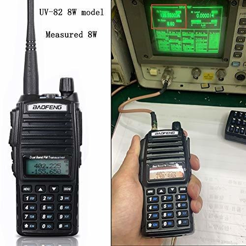 Uv 82 Radio 8w Uhf Vhf Ham Dual Band Amateur Walkie Talkie