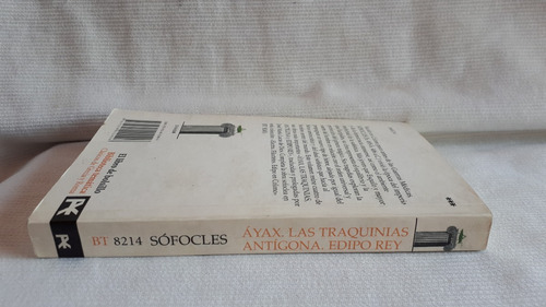 Ayax Las Traquinias Antigona Edipo Rey Sofocles Ed Alianza