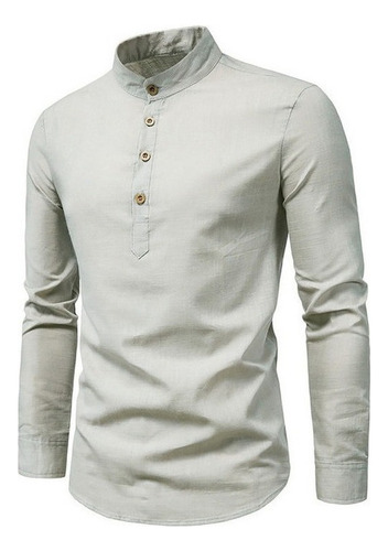 Nuevo Camisa Sencilla Con Cuello Formal Antiarrugas, Camisa