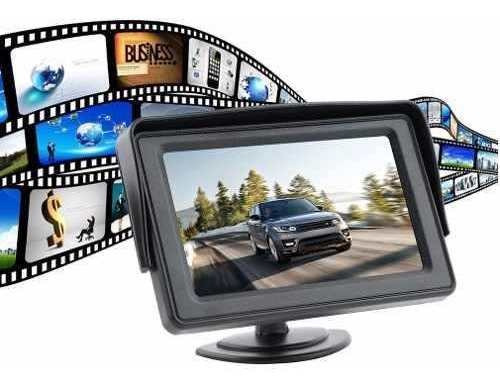Kit Tela Auxiliar Monitor Automotivo Com Câmera De Ré Supcel