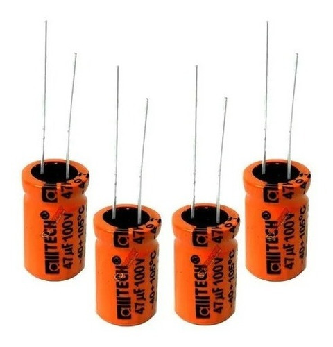 4 Capacitor Corneta  Driver Som Automotivo