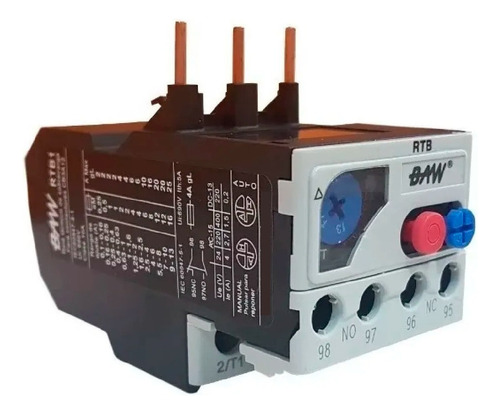 Relevo Térmico Baw Tripolar 7 A 10 Amp Rele Contactor Rtb114