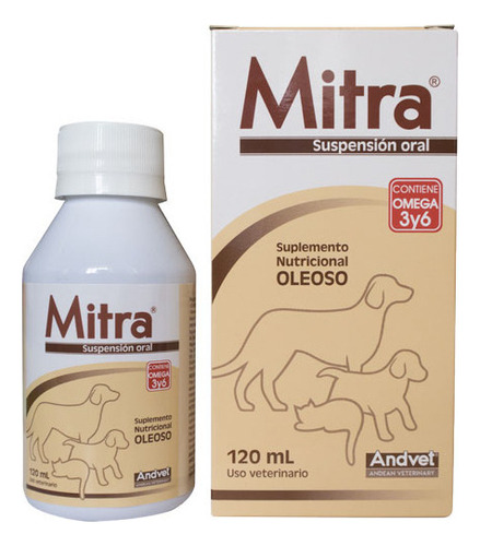 Mitra Suplemento Nutricional Oleoso Para Perros Y Gatos 120 