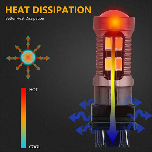4 Bombillas Led De Doble Color 1157 Bay15d P21/5w 5630 20smd