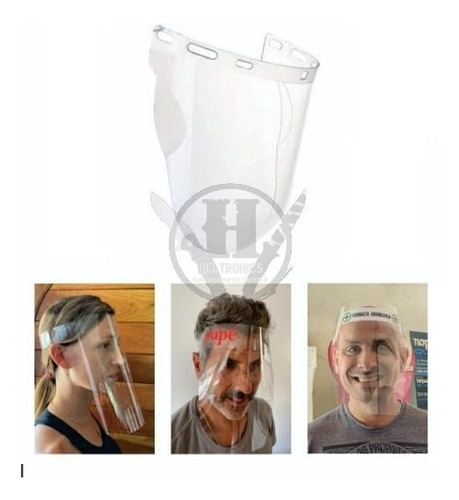 Imagen 1 de 1 de Mascara Seguridad Protectora Facial Antiempañe Ajustable
