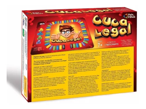 Jogo De Tabuleiro Cuca Legal Junior - Perguntas E Respostas no