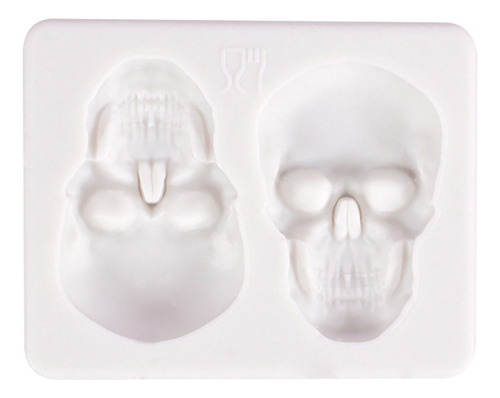 T Baking Kits K1658 Halloween Calavera Molde De Silicona