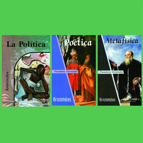 Aristóteles - Lote X 3 Libros Nuevos Filosofía Metafísica