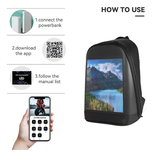 Mochila Para Portatil Crelander, Mochila Impermeable Smar...