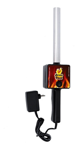 Brasa Fácil Soprador Acendedor Churrasqueira + Mini Maçarico