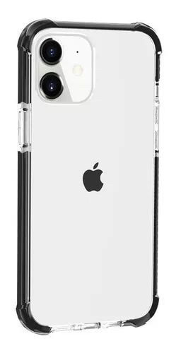 Funda De Uso Rudo Para Iphone 12 Pro Max Negro Más Mica 9d