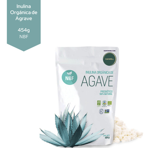 Inulina Orgánica De Agave Prebiótico Nbf® 454g