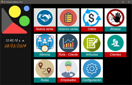 Software Para Venta, Abonos, Atrasos, Rutas, Clientes.
