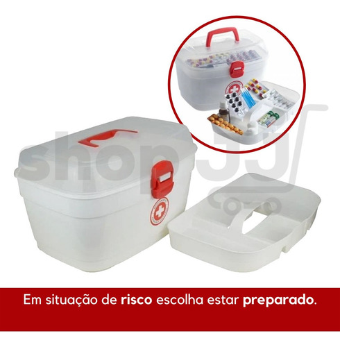 Imagem 5 de 7 de Acessório Enfermagem Maleta Medicamentos Pequena Paramount