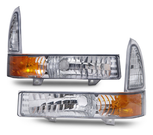 Headlightsdepot Juego Luz Señal Parque Para Ford Excursion