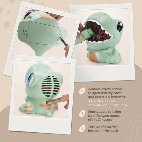 Máquina De Burbujas Para Niños Portátil Con Accesorios Compl Color