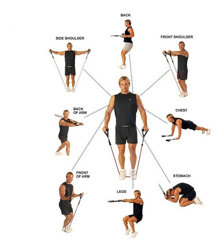 Extensor Funcional Corda Elástica Para Ginástica Crossfit