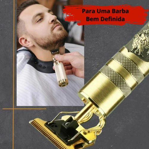 Máquina De Corte Profissional Para Barba, Cabelo, Bigode