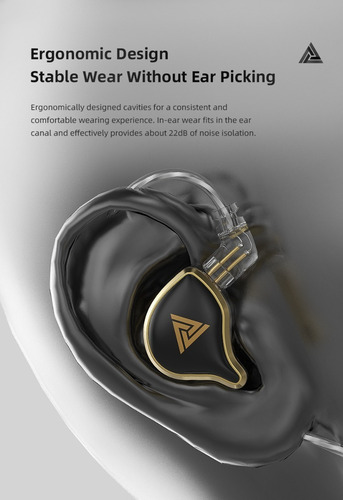 Qkz Zxd Con Micro + Estuche Audifonos Auriculares Blanco