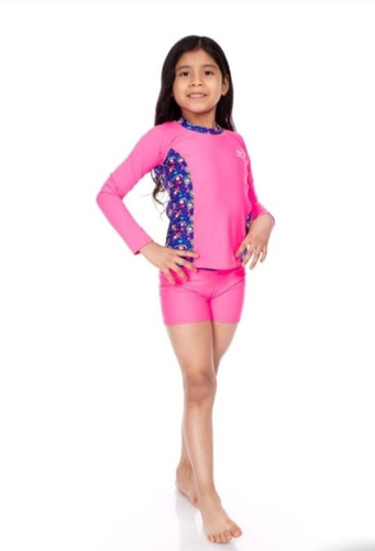 Conjunto Natación Proteccion Uv Y Secado Rápido 100% Licra