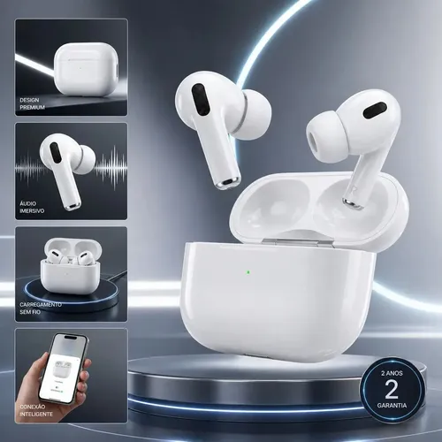 Fone Ouvido Bluetooth 5.4 Sem Fio Estojo De Carregamento Anti Ruido A Prova Dagua Compatível Com Ios Samsung Galaxy Android Tws Wireless Air Premium