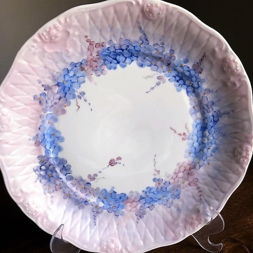 Imagem 2 de 4 de Prato Decorativo Pintado A Mão 25,5cm - P28