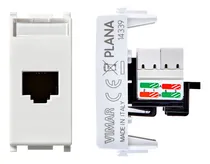 Comprar Toma Para Red Rj45 Cat 6  4 Par Vimar Plana 14339