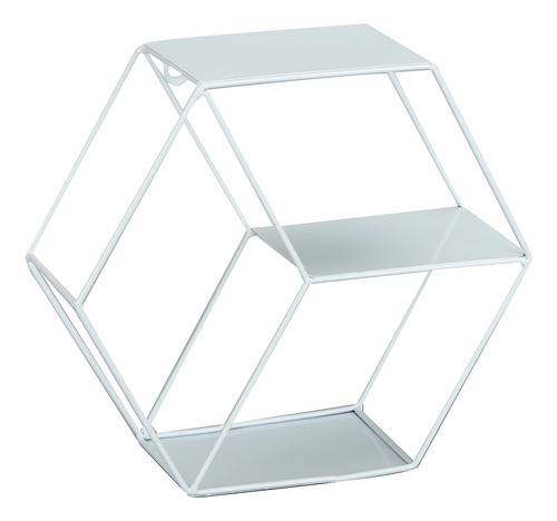 Estante Colgante Hexagonal Simple De Hierro Forjado Hexagona
