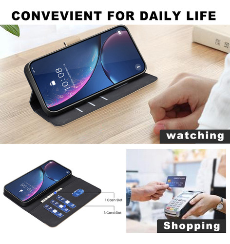 Funda De Piel Tipo Cartera Case For Honor X7a X7b X7c
