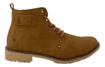 Comprar Botas De Hombre Acordonadas Eco Cuero Borcegos (12\u002Fsant)
