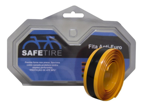 Fita Anti Furo Pneu Aro 700 Safetire 23mm Speed Bike (par)