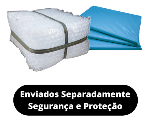 Envelope De Segurança 19x25 Azul + Saco Bolha Separado 10 Un