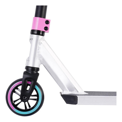 Scooter Invert Supreme 2-8-13 Plateado Negro Rosado