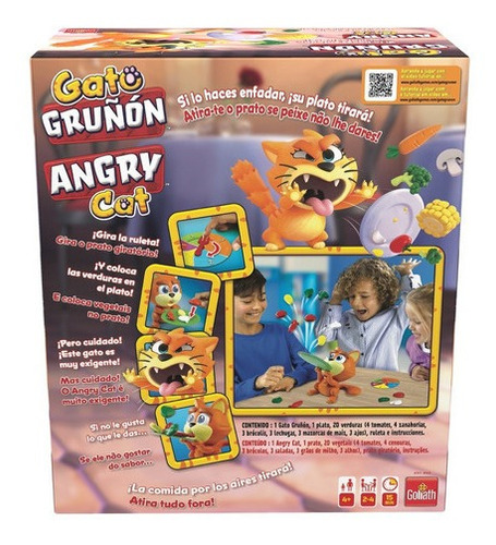 Imagen 7 de 8 de Gato Gruñon Juego De Mesa Original Wabro 26538