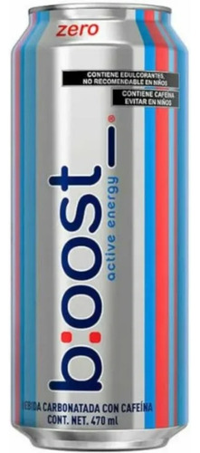 Bebida Boost Zero 470 Ml. (12 Pzs.)