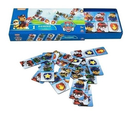 Juego De Dominó Paw Patrol De Mesa Infantil