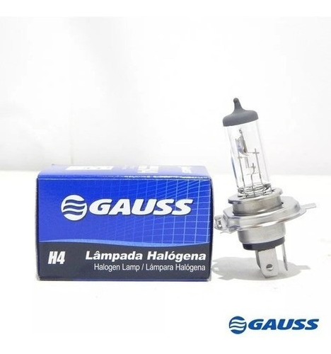 Kit C/ 10 Lâmpadas Automotivas Gauss H4 60/55w Halógena 12v