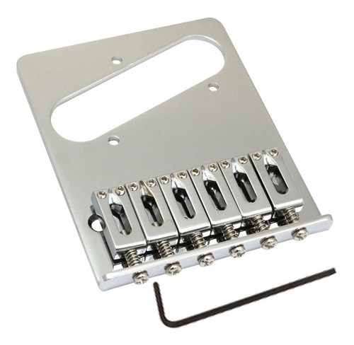 Imagem 1 de 6 de Ponte Standard Para Guitarra Telecaster - Cromada