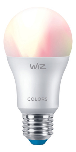  WiZ A19-LED Focos Inteligentes 3 Pack - Luz cálida a fría y multicolor controlable por Wi-Fi - Controla con tu voz