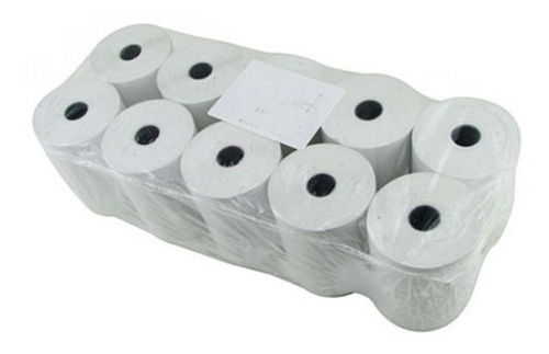 10 Rollos Papel Obra 57mm X 25mts- Impresora, Calculadora