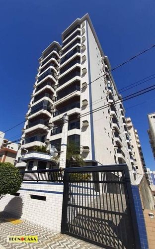 Excelente Apartamento Com 03 Dormitórios Para Venda Com 110 M² No Bairro Vila Guilhermina Em Praia Grande/sp. - Ap6462
